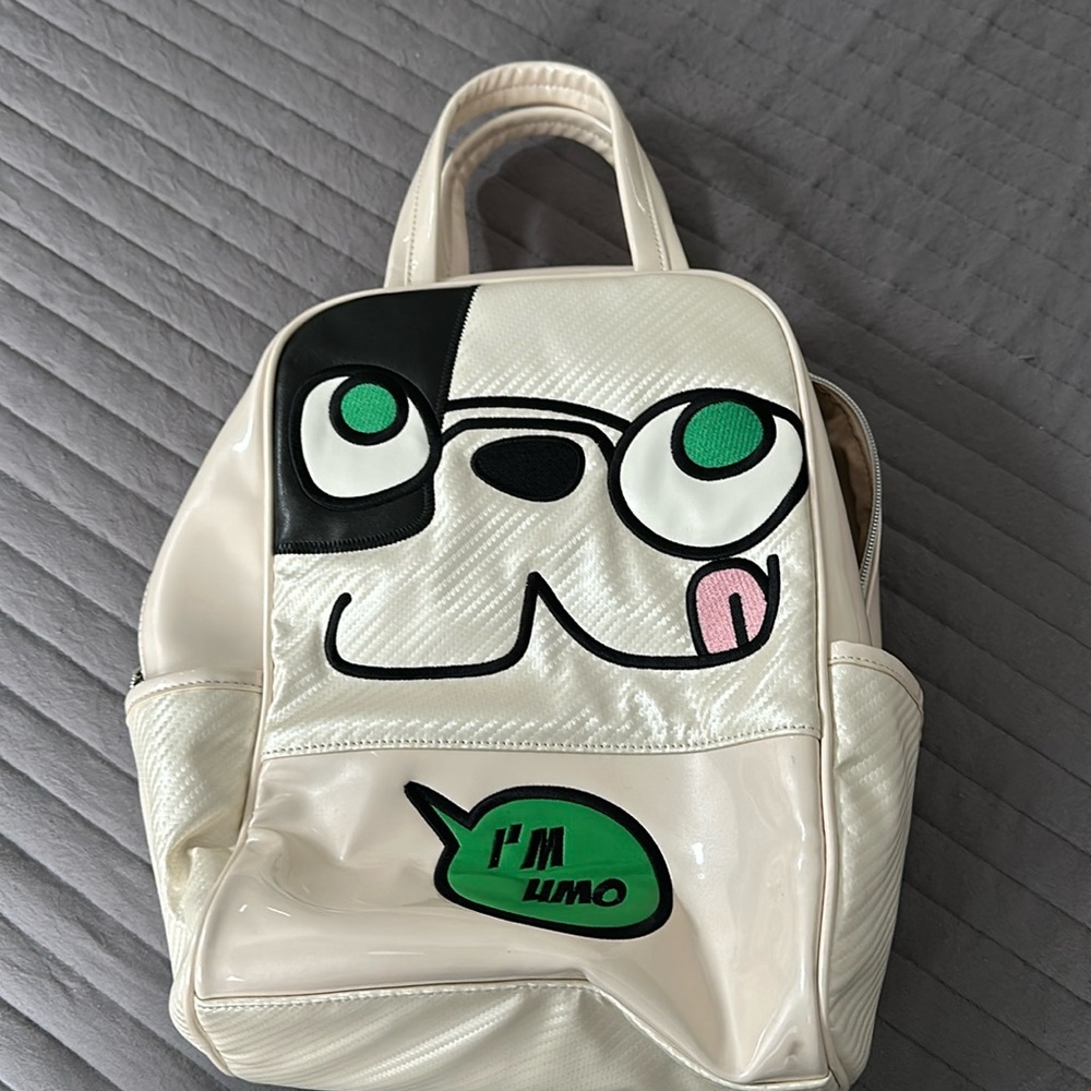 MU Sports handbag with dog on both sides
